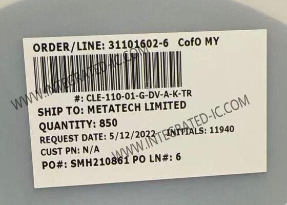 CLE-110-01-G-DV-A-K-TR 20 Position 0,80 mm Pitch Tiger Beam Socket Strip