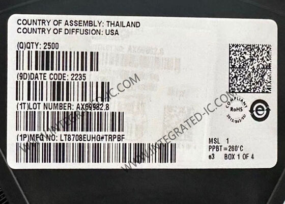 LT8708EUHG Integrierter Schaltkreis-Chip 80V Bidirektionaler Aufwärts-/Abwärts-DC/DC-Controller mit 400 kHz Schaltfrequenz