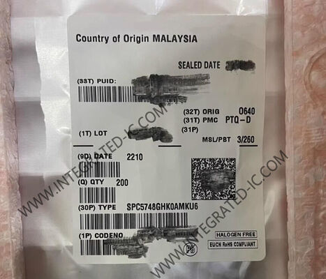 SPC5748GHK0AMKU6 32Bit-Tri-Core-Mikrocontroller MCU mit 6MB FLASH 32-Kanal eDMA und LQFP176 Paket