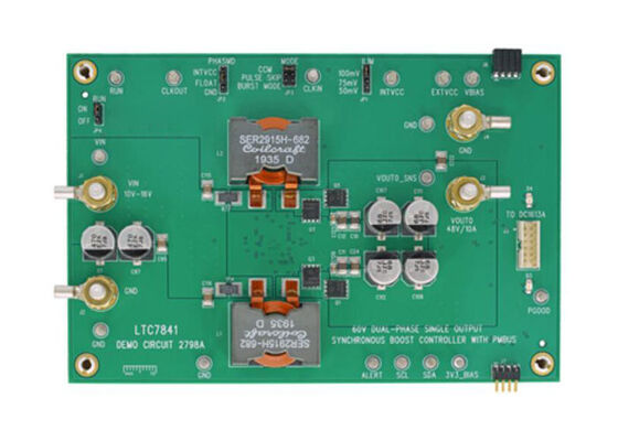 DC2798A Eingebettete Lösungen LTC7841 Zweiphasige Synchrone Boost-Steuerungs-Demonstrationsschaltung