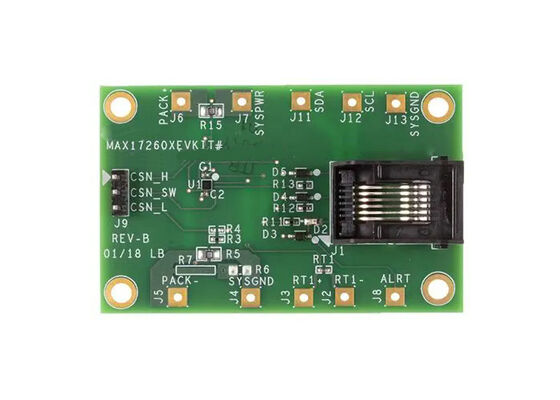 MAX17260GEVKIT Eingebettete Lösungen 2.3V bis 4.9V Brennstoffmessleistung