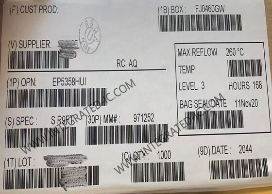 EP5358HUI Integrierter Schaltkreislauf Chip PowerSoC mit 600mA Ausgangsstrom 5 MHz Schaltfrequenz und integriertem Induktor