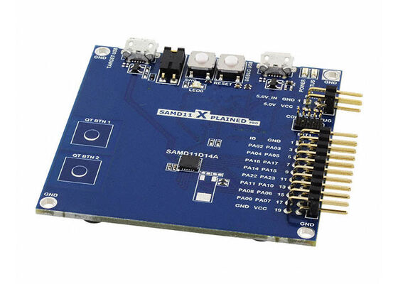 ATSAMD11-XPRO eingebettete Lösungen SAM D11 ARM Cortex-M0+ MCU 32-Bit eingebettete Auswertungsplatte