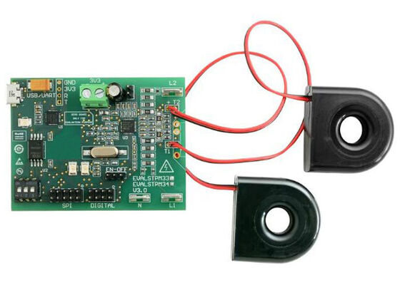 EVALSTPM34 Eingebettete Lösungen STPM34 Evaluierungsausschuss für die Zweifasige Energiemessung