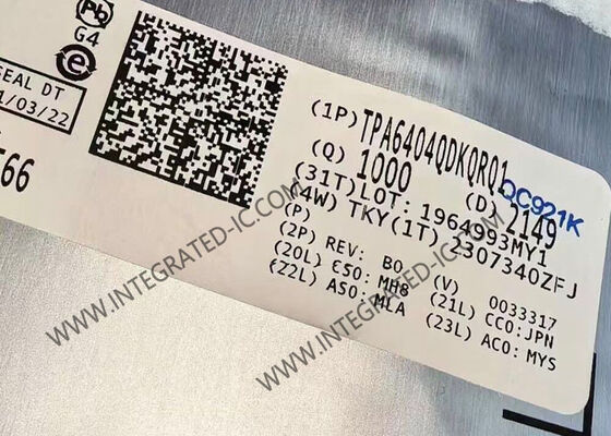 TPA6404QDKQRQ1 Integrierter Schaltkreislauf-Chip 45W 4-Kanal-Automotive-Grade-Klasse-D-Audioverstärker