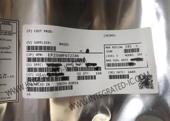 EP2S60F672I4N Feldprogrammierbare Tor-Array mit 60440 Logik-Elementen 492 I/O und 1,2 V 90-nm Prozess Stratix II FPGA