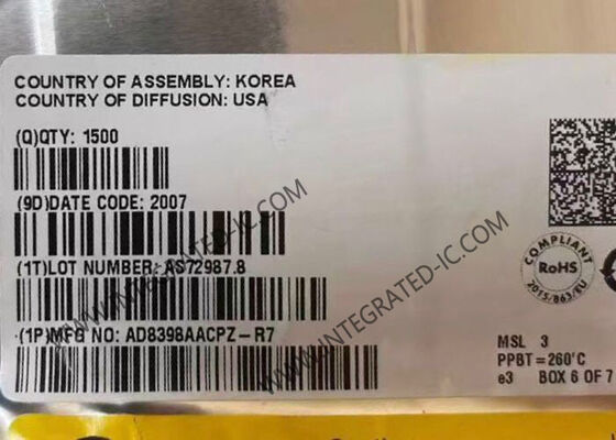 AD8398AACPZ Integrated Circuit Chip Single Port VDSL2 Line Driver With Shutdown