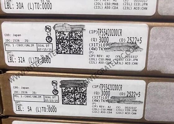 TPS54202DDCR Integrierter Schaltkreislauf Chip Synchron Buck Converter mit 2A Ausgangsstrom 500 kHz Schaltfrequenz und 4,5 V bis 28 V Eingangsspannung