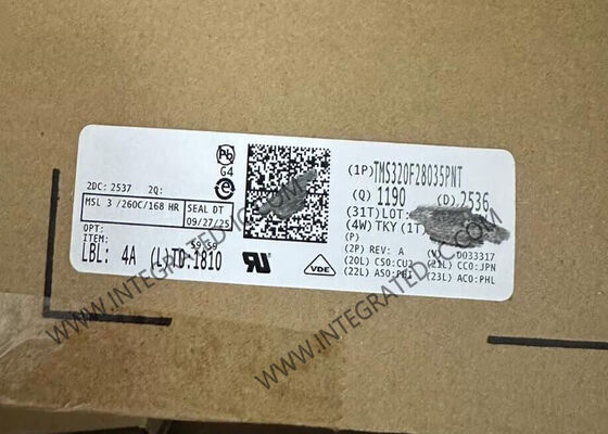 TMS320F28035PNT C2000TM 32-Bit-Mikrocontroller MCU mit 60MHz-Geschwindigkeit 128KB Flash und 45 I/O Echtzeit-MCU