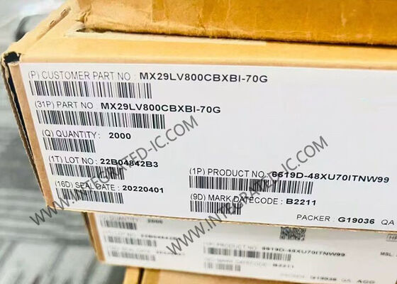 MX29LV800CBXBI-70G Speicher-IC-Chip 8Mbit Parallel NOR Flash-Speicher-IC TFBGA-48