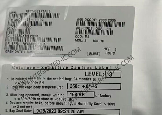 RFCM3327 Integrierter Schaltkreislauf Chip 45MHz bis 1218MHz GaAs/GaN Power Doubler Verstärkermodul