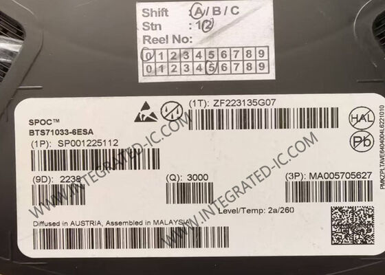 BTS71033-6ESA Integrierter Schaltkreislauf Chip 6 Ausgang SPI-Leistungssteuerung PG-TSDSO-24