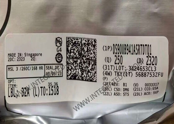DS90UB941ASRTDTQ1 Integrierter Schaltkreis Chip 2K DSI zu FPD-Link III Serializer