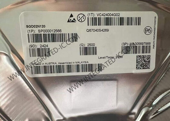 SGD02N120 1200 V 2 A IGBT-Transistor im TO-252-3-Gehäuse – Hochspannungs-Leistungshalbleiterchip