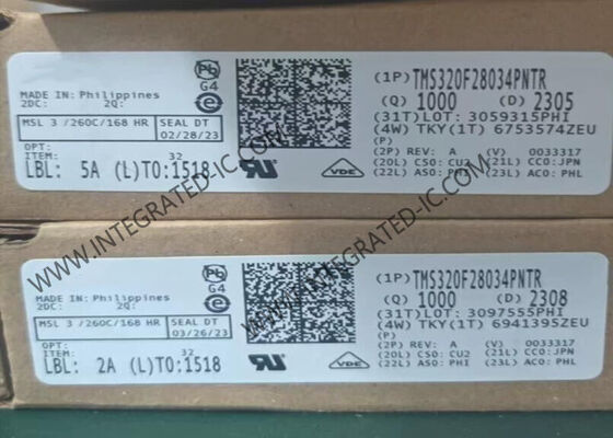 TMS320F28034PNTR Mikrocontroller MCU C2000TM 32-Bit MCU mit 60MHz Geschwindigkeit 128KB Flash und 45 E/A-Pins