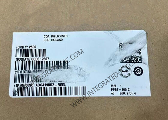 ADG419BRZ CMOS SPDT-Schalter IC mit 35 Ohm Betriebswiderstand Niedrigleckstrom 250pA und schnelle Übergangszeit 160ns