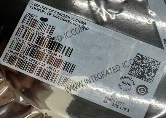 OP297FSZ Dual Low Bias Current Präzisionsbetriebsverstärker Integrierter Stromkreis