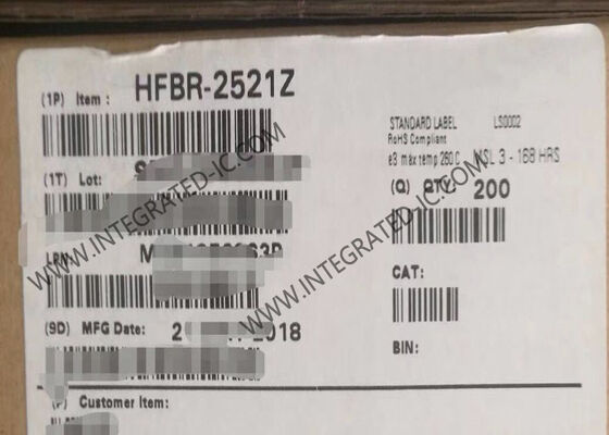 HFBR-2521Z 5MBd Datenrate 660nm Wellenlänge Glasfaserempfänger für industrielle Anwendungen
