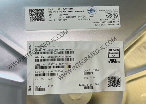 ACS733KLATR-40AB-T 1MHz Bandbreite 40A Stromsensing Galvanisch isolierter Hall-Effekt-Sensor IC SOIC-16