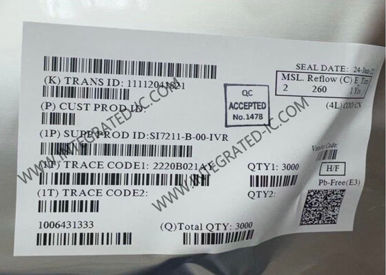 SI7211-B-00-IVR 7kHz Hall-Effekt-Magnetsensor-IC