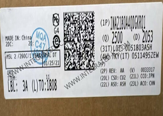 INA2180A4QDGKRQ1 26V 350kHz Automotive-Grade Dual-Channel Strommessverstärker Integrierter Schaltkreis Chip