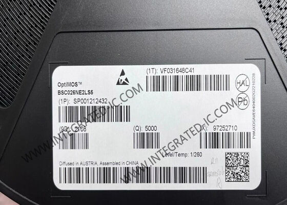 BSC026NE2LS5 Integrierter Schaltkreislauf Chip 25V OptiMOSTM 5 N-Kanal Power-MOSFET Transistor mit 82A Abflussstrom und 4 mOhms Widerstand