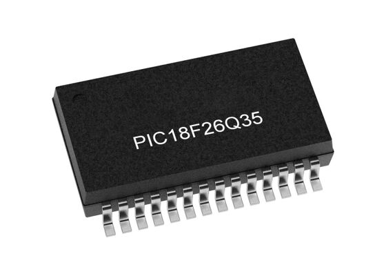 PIC18F26Q35-E/SS Mikrocontroller MCU 8-Bit 64MHz Vielseitiges MCU mit konfigurierbarer Logik für Automobilelektronik