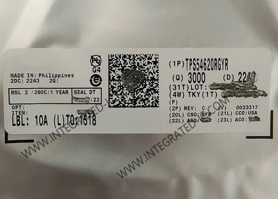 TPS54620RGYR 6A Ausgang Synchrone Abwärtswandler mit 200kHz bis 1.6MHz Schaltfrequenz Integrierter Schaltkreis Chip