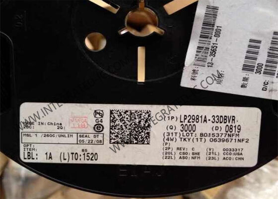 LP2981A-33DBVR Integrierter Schaltkreis Chip 100mA 16V Low-Dropout Spannungsregler mit hoher Genauigkeit & Enable