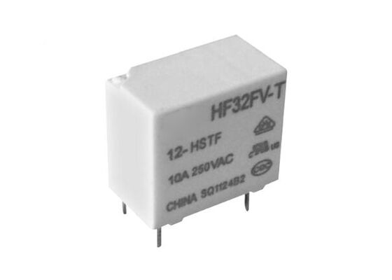 HF32FV-T/12-HTF Integrierter Schaltkreislauf Chip 10A Subminiatur-Zwischenstromrelais mit 277 VAC Max Schaltspannung und Betriebstemperatur von -40 °C bis 105 °C