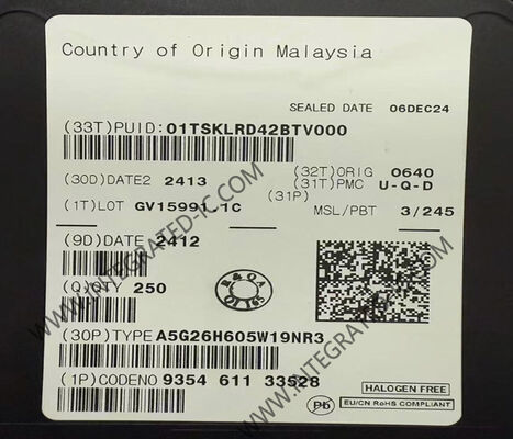 A5G26H605W19NR3 Integrierter Schaltkreis Chip N-Kanal Anreicherungs-MOSFET-Transistor 85 W für 2496 bis 2690 MHz mit hohen Anschlussimpedanzen