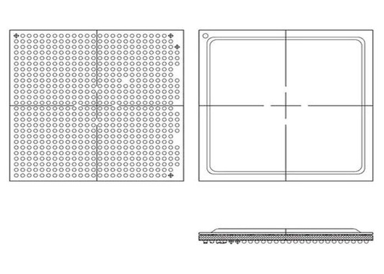 FPGA XC5VLX30T-1FF323C der Virtex-5-Familie Eingebettet - Feldprogrammierbares Gate-Array