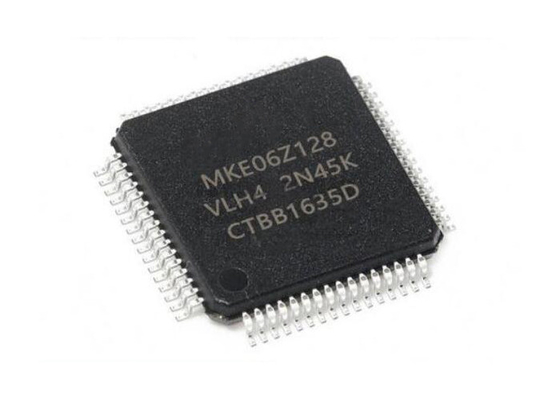 einkerniger Oberflächenberg ICs LQFP64 Mikroregler 48MHz MKE06Z128VLH4 32Bit