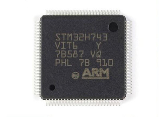 480MHz einkernige Mikroregler des ARM Cortex-M7 STM32H743VIT6 brechen LQFP100 ab