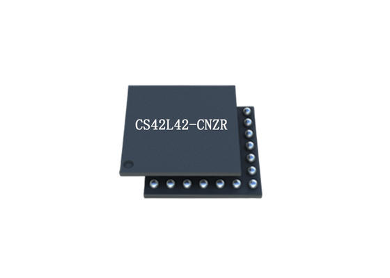 Chip CS42L42-CNZR der integrierten Schaltung Niederleistungsaudiocodec mit der Audioverarbeitung