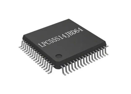 Der hohen Leistungsfähigkeits-LPC55S14JBD64 Mikroregler ICs HTQFP64 IC Arm-der Rinden-M33 Chip