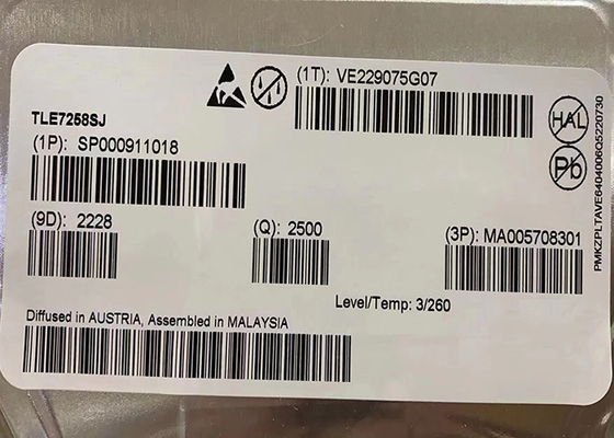 Transceivers integrierter Schaltung LIN Transceivers IC TLE7258SJ des Chip-8SOIC brechen 20Kbps ab