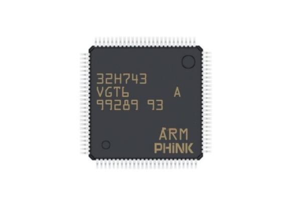 Einkernige 32 gebissene Arm-Rinde M7 MCU grelles 1MB RAM MCU STM32H743VGT6