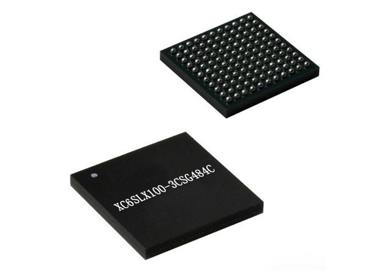Elektronische spartanische -6 LX feldprogrammierbare Gatteranordnung der Chip-XC6SLX100-3CSG484C