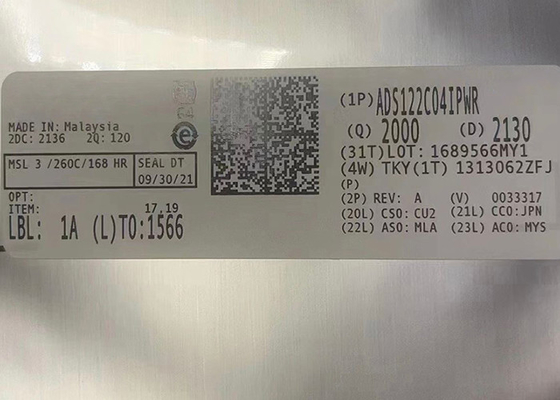 Kanal-Analog-Digitalkonverter 16TSSOP der integrierten Schaltung des Chip-ADS122C04IPWR 4