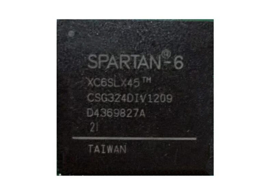 Feldprogrammierbarer Chip 324CSPBGA der integrierten Schaltung der Gatteranordnungs-XC6SLX45-2CSG324I