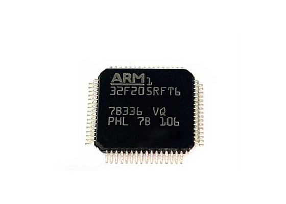 Oberflächenberg STM32F205RFT6 120MHz 768KB ARM bettete Mikroregler IC ein