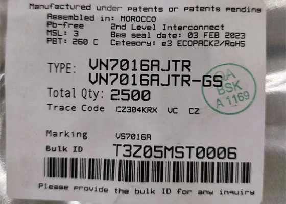 FAHRER ICs PowerSSO16 der integrierten Schaltung des Chip-VN7016AJTR hoher SeitenEinfachkanal