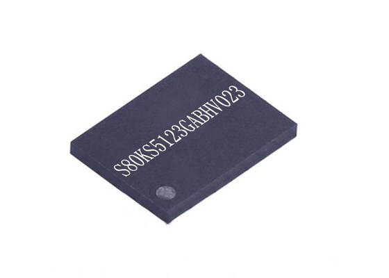 Speicherchip integrierter Schaltung Gedächtnis 512Mbit ICs S80KS5123GABHV023 des Chip-FBGA24