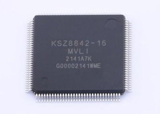 Integrierter Schaltkreis-Chip KSZ8842-16MVLI Zwei-Port-Ethernet-Switch IC LQFP128