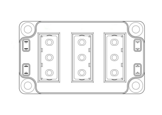 Automobil-Sourceschaltung MOSFET IGBT-Modul-MSCSM170DUM039AG 2N-Channel kleidet
