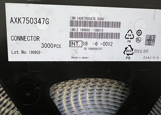 Rechteckige Verbindungsstücke 300mA 60V AXK750347G-integrierter Schaltung des Chip-50Position