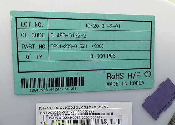 TF31-20S-0.5Shipping und Behandlung integrierte Schaltung Chip Flat Flexible Connectors 20Position 50V
