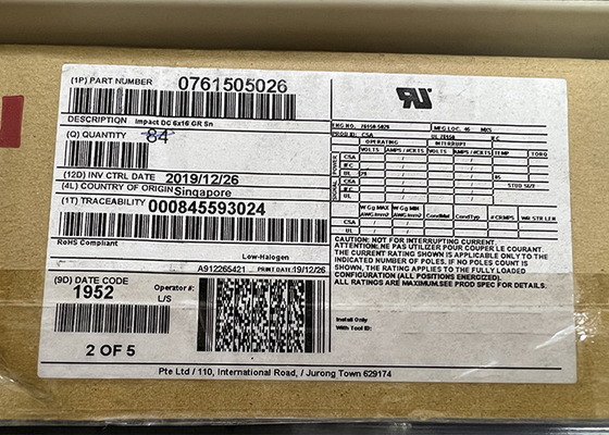 76150-5026 integrierte Schaltung Chip Backplane Connectors 288POS durch Loch