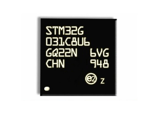 Einkerniges STM32G031C8U6 bettete Chips des Mikroregler-MCU 64MHz IC ein
